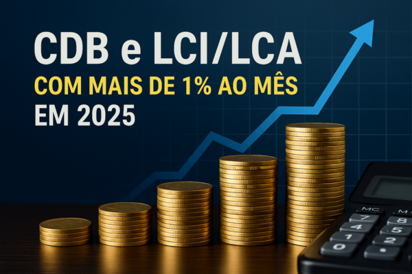 CDB e LCI/LCA com mais de 1% ao mês em 2025