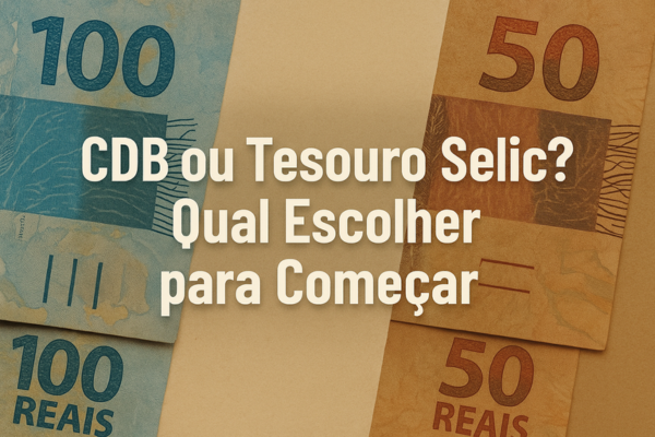 CDB ou Tesouro selic oque escolher para começar a investir