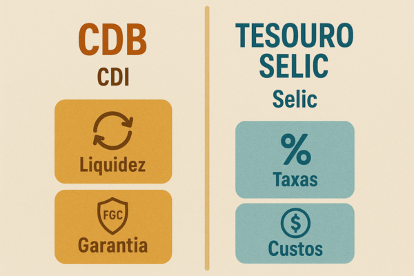 CDB ou Tesouro Selic