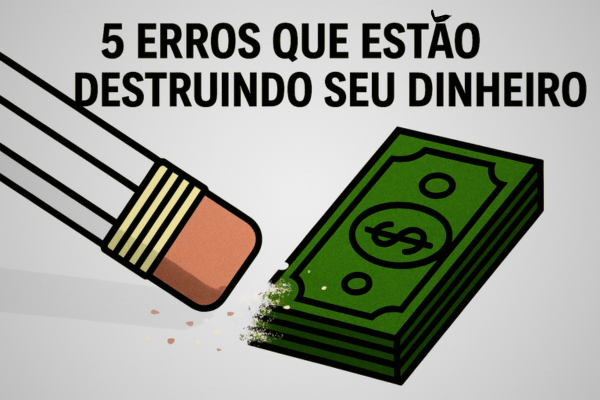 5 erros que estão destruindo seu dinheiro