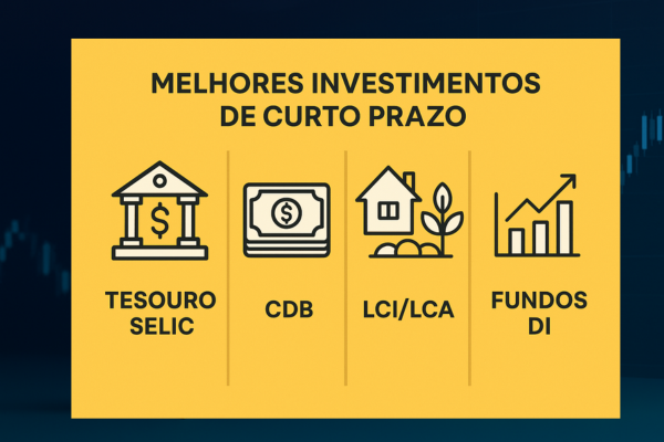 grafico de melhores investimentos de curto praza para 2025