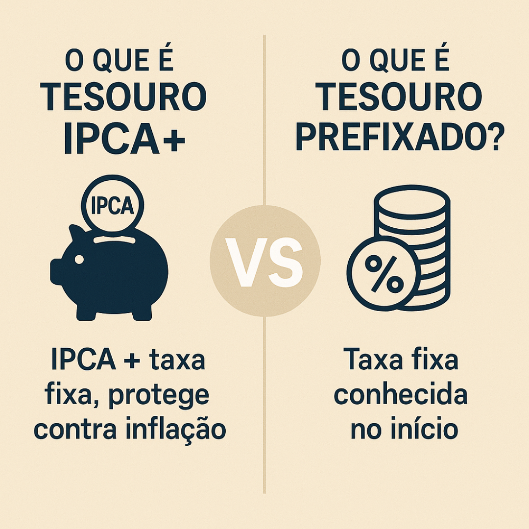 oque é tesouro IPCA+, oque é tesouro prefixado